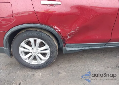 2016 Nissan Rogue Sv из США, поврежденный, VIN KNMAT2MT4GP623988